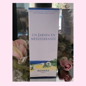Hermes UN JARDIN EN MEDITERRANEE  6.8 oz Body Lotion